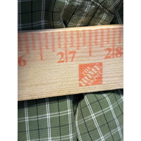 Orvis Mens Green Plaid Button-Down Shirt XL Polynosic/Polyester Made In China - Picture 5 of 9